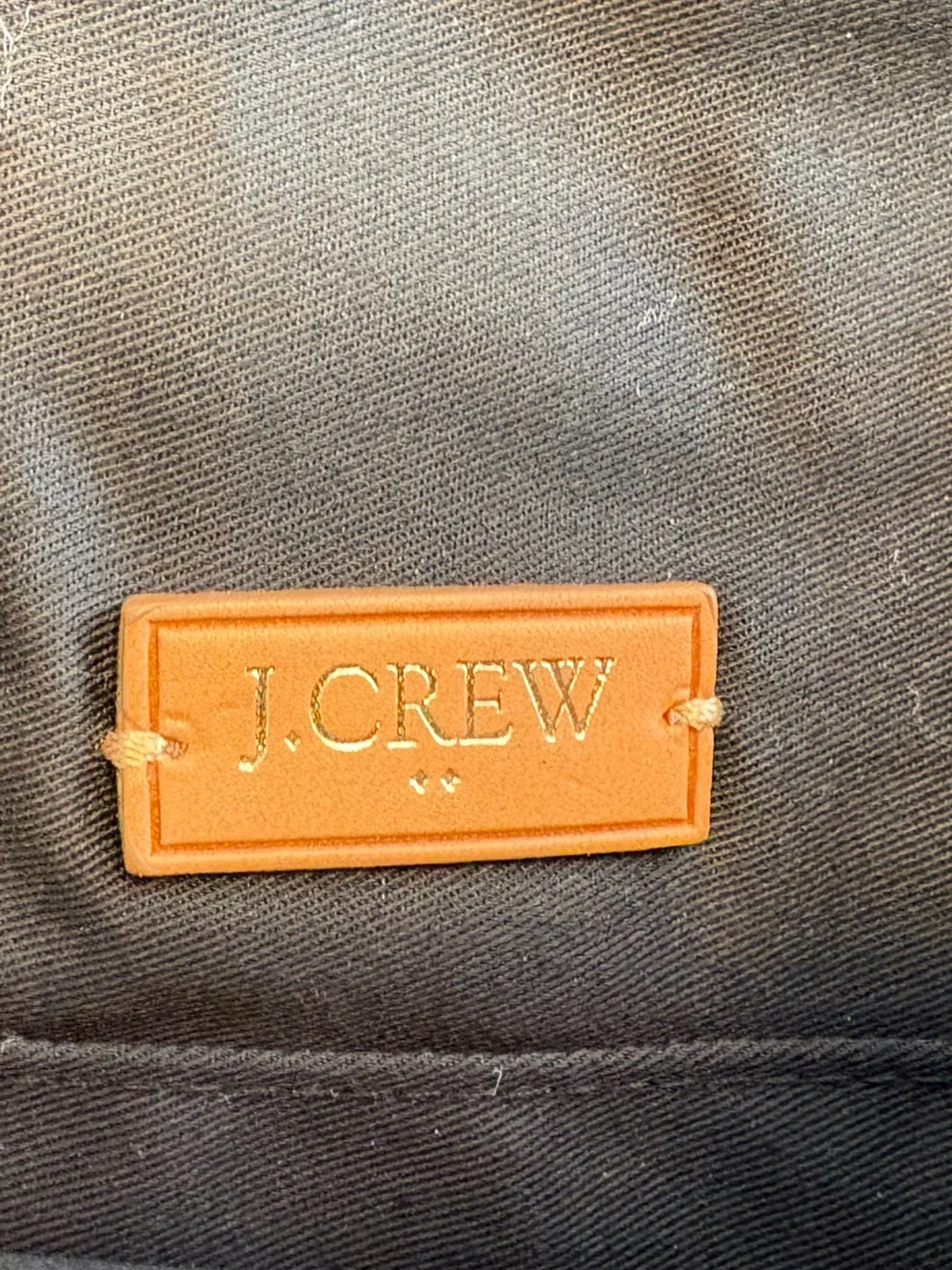 J. Crew Snow Leopard Print Genuine Calf Hair & Faux Leather Clutch/Shoulder Bag